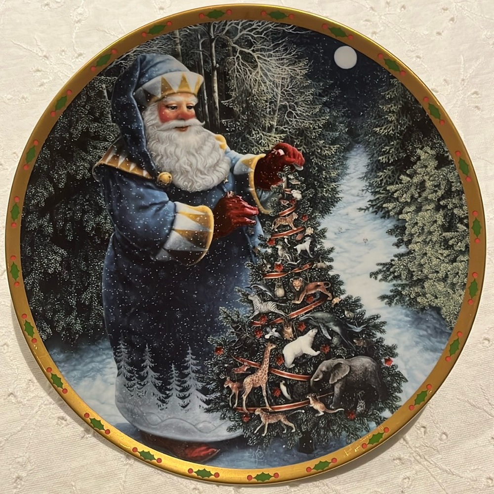 Lenox Santa’s Tree of Life The Magic of Christmas Plate Limited Edition Retired